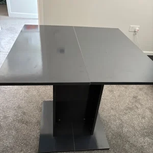 Black Square Table