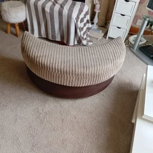 Half moon foot stool/seat