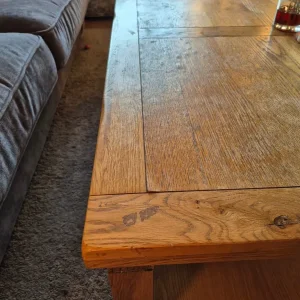 Solid oak coffee table - Image 4