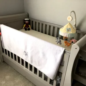 Babymore Stella Sleigh Cot Bed with mattress (optional) - Image 3