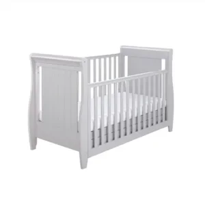 Babymore Stella Sleigh Cot Bed with mattress (optional) - Image 4