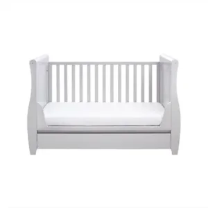 Babymore Stella Sleigh Cot Bed with mattress (optional) - Image 5