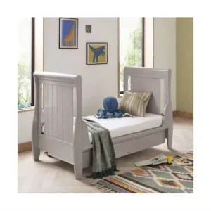 Babymore Stella Sleigh Cot Bed with mattress (optional) - Image 6