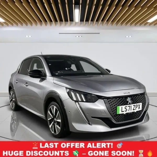 2021 Peugeot E-208 50kWh GT Hatchback 5dr Electric Auto (136 ps) Hatchback ELECTRIC Automatic