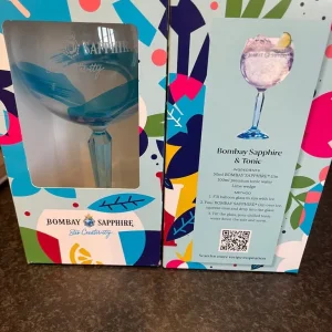 Bombay Sapphire Glass x 2 - Image 2