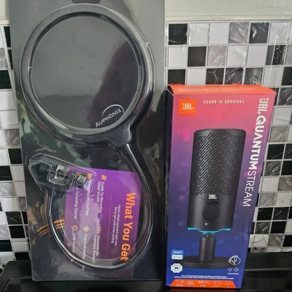 Streaming microphone & pop filter