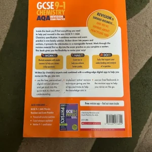 GCSE AQA Chemistry (Higher) bundle – revision guide and flashcards - Image 3