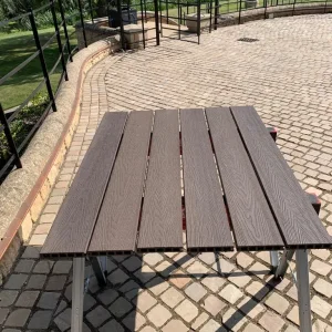 Decking boards. 12 No. Cladco polywood deck boards at 1200 mm long, with fixings.