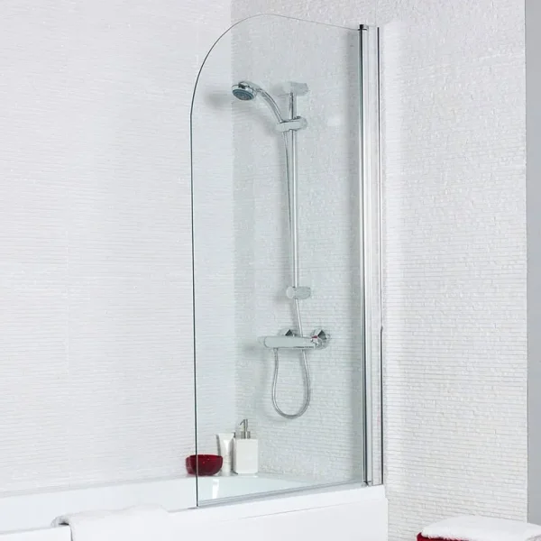 Unik Bath Shower Straight Screen Radius Edge 1400 x 780mm - Only £75 (NEW)