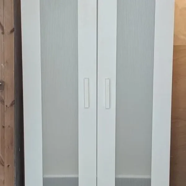 IKEA ANEBODA white bedroom wardrobe