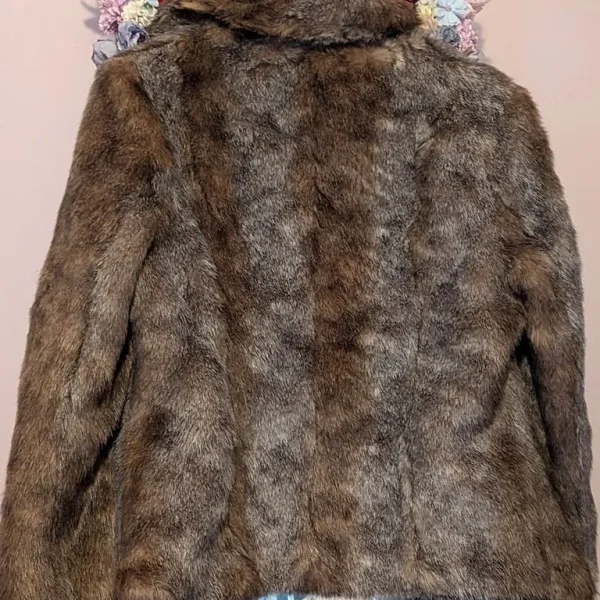 Next Faux Fur Jacket Size 16