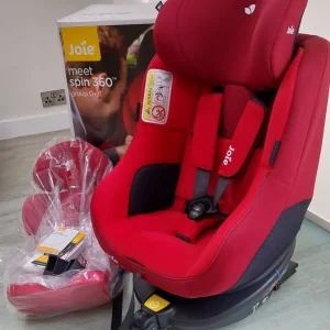 Joie Spin 360 Group 0+/1 isofix rotating infant/child car seat as new - Image 4