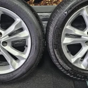 Kia Genuine 17 alloy wheels + 4 x tyres 215 55 17 All Seasons - Image 4