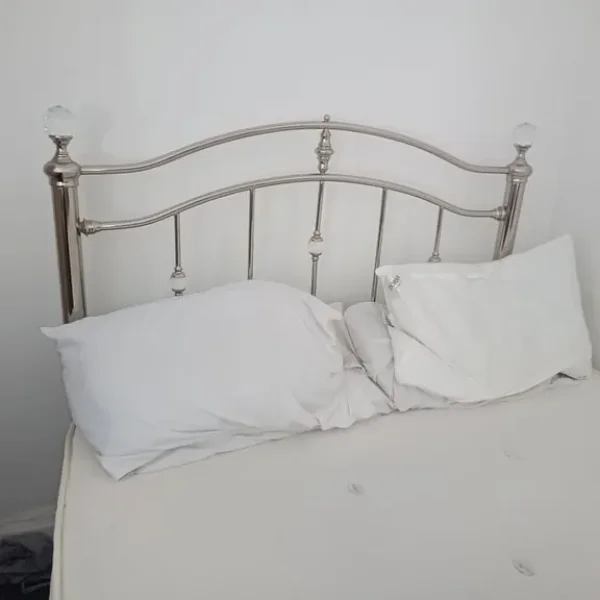 Bed with mattress