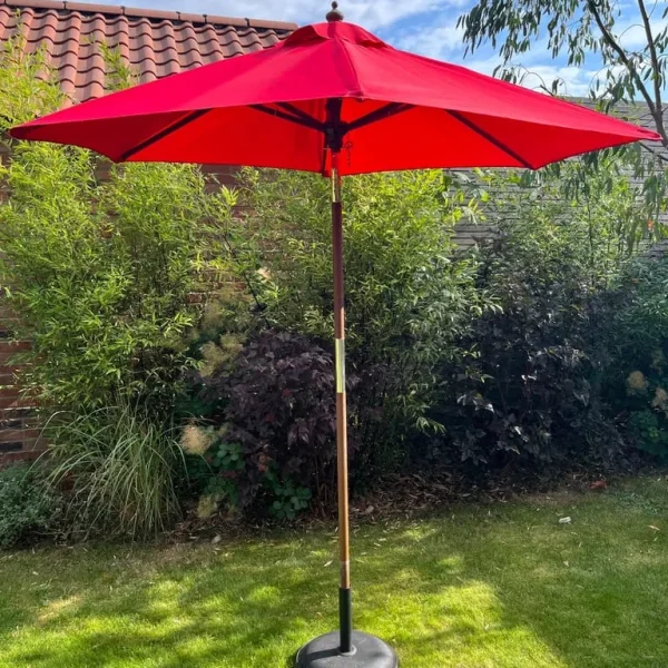 Garden Parasol / Sun Shade / Umbrella - Red