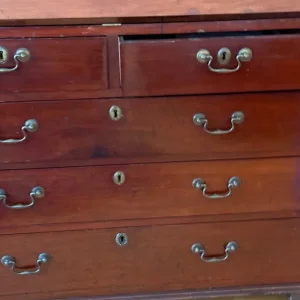 Antique wooden drop down writing desk