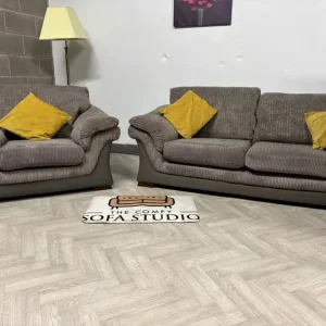 Grey 2-Seater Sofa & Armchair – FREE DELIVERY AVAILABLE - Image 3