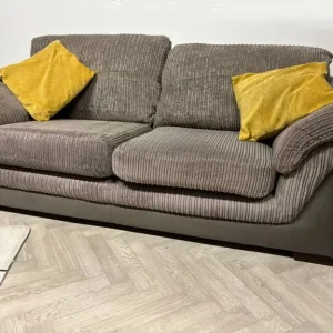 Grey 2-Seater Sofa & Armchair – FREE DELIVERY AVAILABLE - Image 4