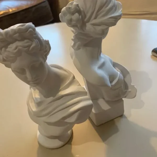 Greek goddess busts