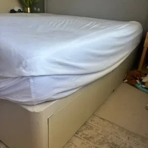 Super King Divan Bed Base (with drawers) and Headboard - Image 5