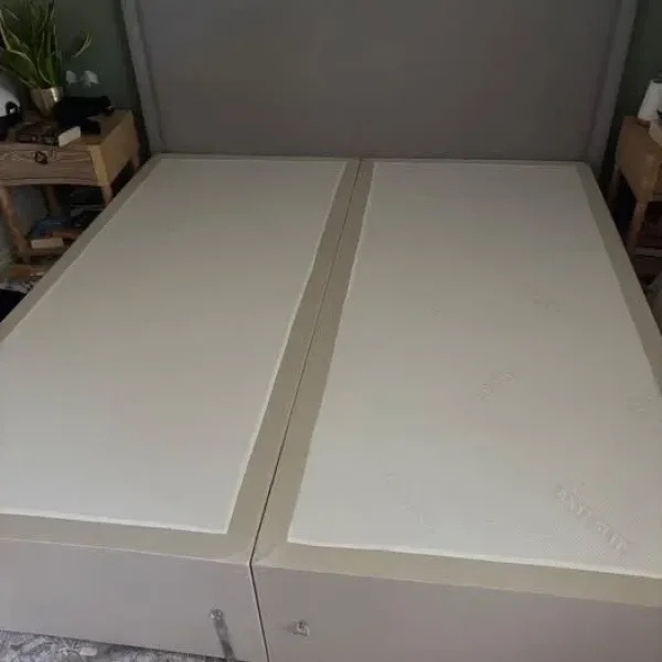 Super King Divan Bed Base (with drawers) and Headboard