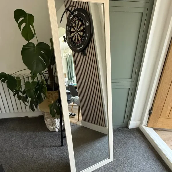 Freestanding Mirror - Wooden Surround