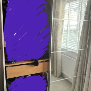 Ikea slide robe / wardrobe - Image 2