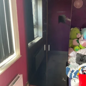 Black gloss wardrobes - Image 3