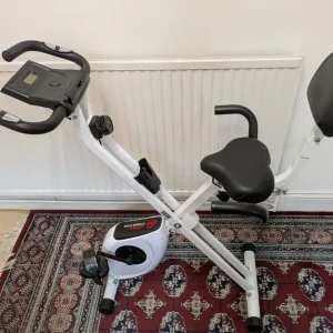 Folding Exercise Bike with Backrest - Image 5