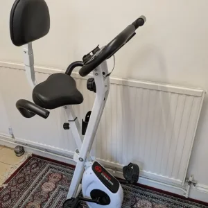 Folding Exercise Bike with Backrest