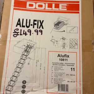 Dolle Alufix Concertina Loft Ladder 11 Tread 10811 - Image 3