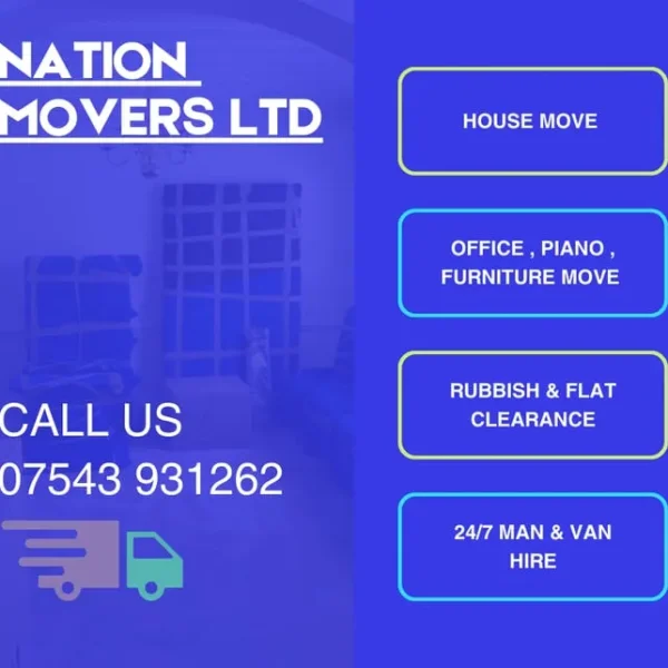 PROFESSIONAL MOVERS MAN WITH VAN HIRE HOUSE , OFFICE , PIANO , FURNITURE MOVE & CLEARANCE SERVICES