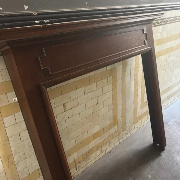 Wooden fire surround