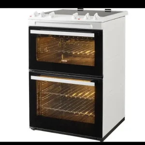 Zanussi ZCV66050WA 60cm Double Oven Electric Cooker with Ceramic Hob £499