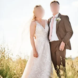 STUNNING Martin Thornburg Odette Wedding Size 10 - Image 3