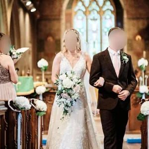 STUNNING Martin Thornburg Odette Wedding Size 10 - Image 4