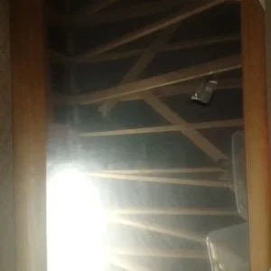 Pale wood Mirror, New in original wrapping 26 x 45 inches - Image 2