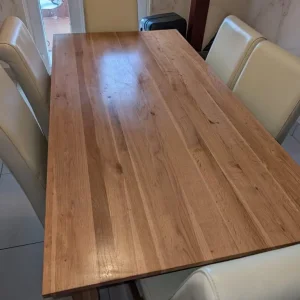 Oak dining table - Image 2