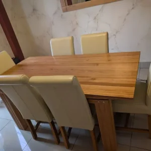 Oak dining table