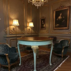 Antique French style Large Console Table - Image 2