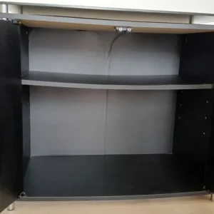 Black glass sideboard - Image 2