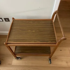 Vintage Wooden Drinks Trolley