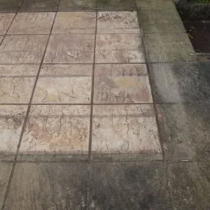Bradstone Derby style patio paving