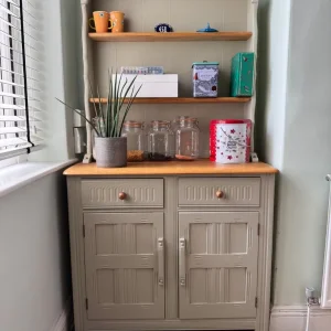 Vintage elmwood Welsh dresser