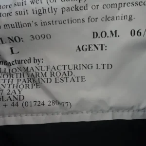 Mullion lobster 2000 floatation suit , size large, 41 to 44 inch chest, fishing, sailing etc - Image 8