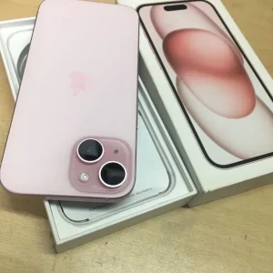 iPhone 15 128GB pink , 100% battery health - warranty till 9/9/25 - Image 3