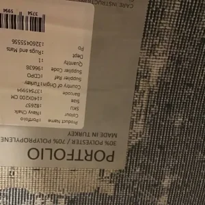 Blue/white/solver rug - Image 3