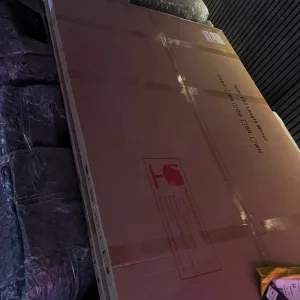 Large gold oval mirror - Image 2