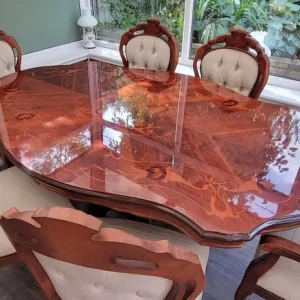 Dining table and 6 chairs - Image 2