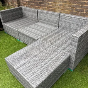 Large 4 piece modular outdoor garden sofa Rattan Warehouse - Image 5